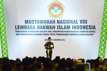 Munas VIII LDII - Presiden Jokowi : Gerakan Menghormati Guru Kembalikan Karakter Bangsa