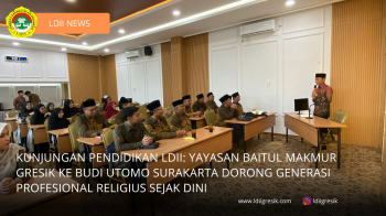 Kunjungan LDII Gresik ke Budi Utomo Solo Perkuat Pendidikan Profesional Sejak Dini