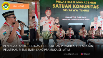 Peningkatan Koordinasi Gugusdepan Pramuka, LDII Adakan Pelatihan Menejemen Sako Pramuka Se-Jatim