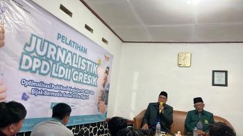 LDII Gresik Gelar Diklat Kader Jurnalistik, Cetak Kader Melek Media dan Siap Berdakwah Digital