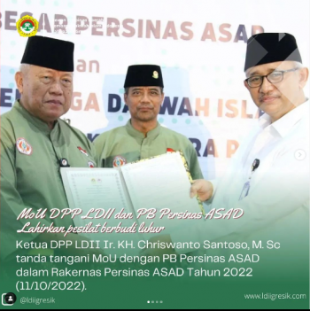 Jalin Mou LDII dan PB Persinas Asad